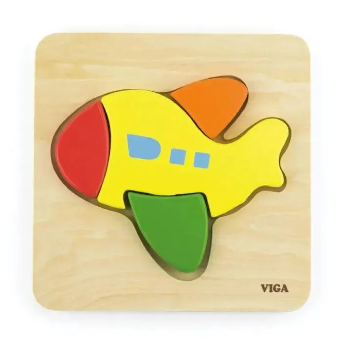 Puzzle a colori: aeroplanino