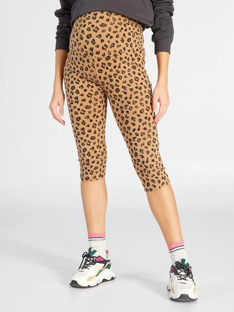 Ciclisti leopardati premaman - MARRONE