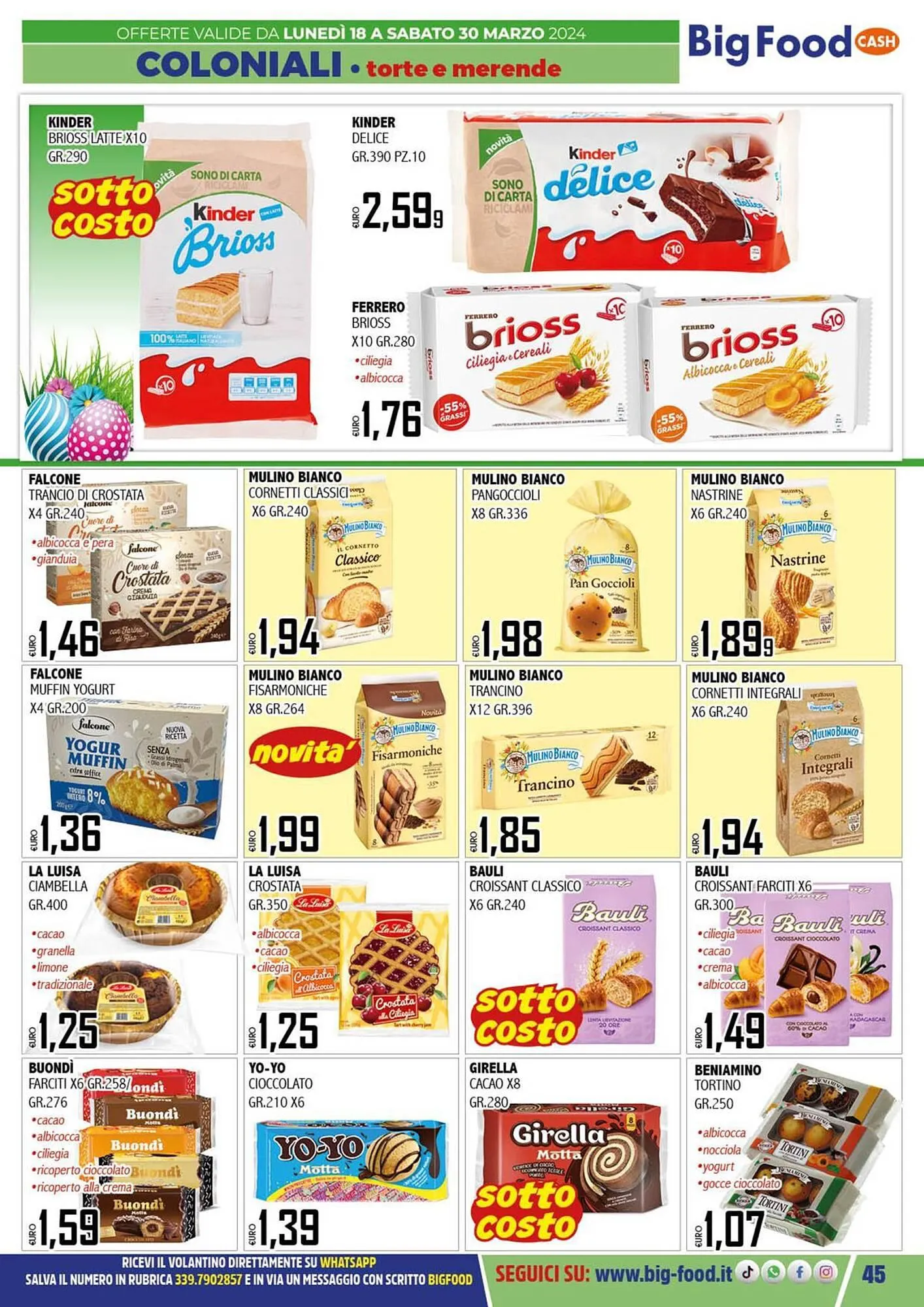 Volantino Big Food da 18 marzo a 30 marzo di 2024 - Pagina del volantino 45