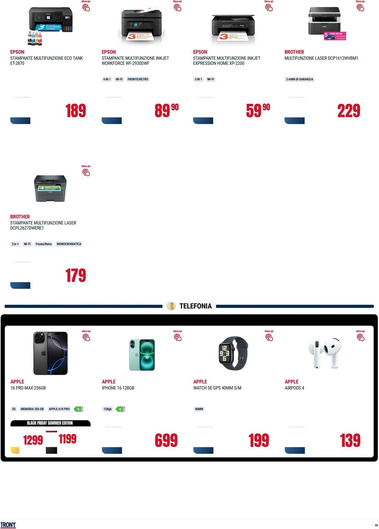 Trony - Napoli Volantino attuale da 31 luglio a 20 agosto di 2025 - Pagina del volantino 4