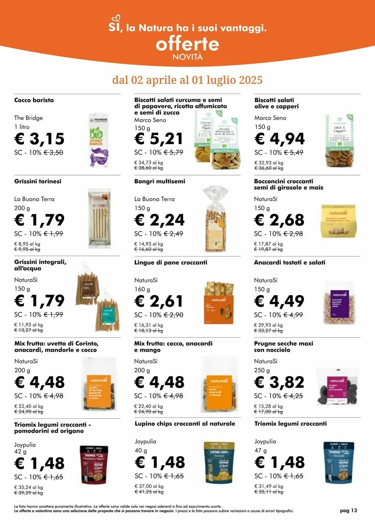 Natura Sì Volantino attuale da 27 maggio a 10 giugno di 2025 - Pagina del volantino 13