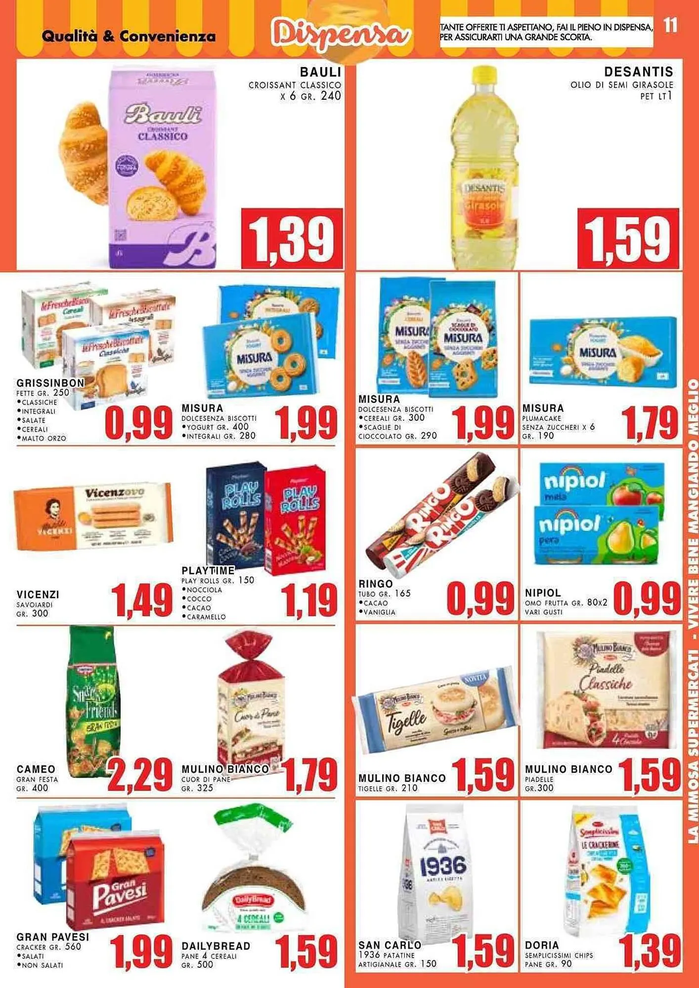 Volantino La Mimosa Supermercati da 16 giugno a 29 giugno di 2025 - Pagina del volantino 11