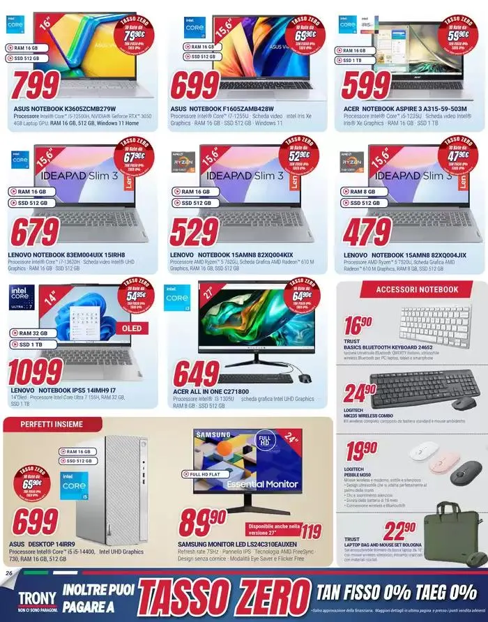 Nuove offerte da Trony! da 16 gennaio a 5 febbraio di 2025 - Pagina del volantino 26