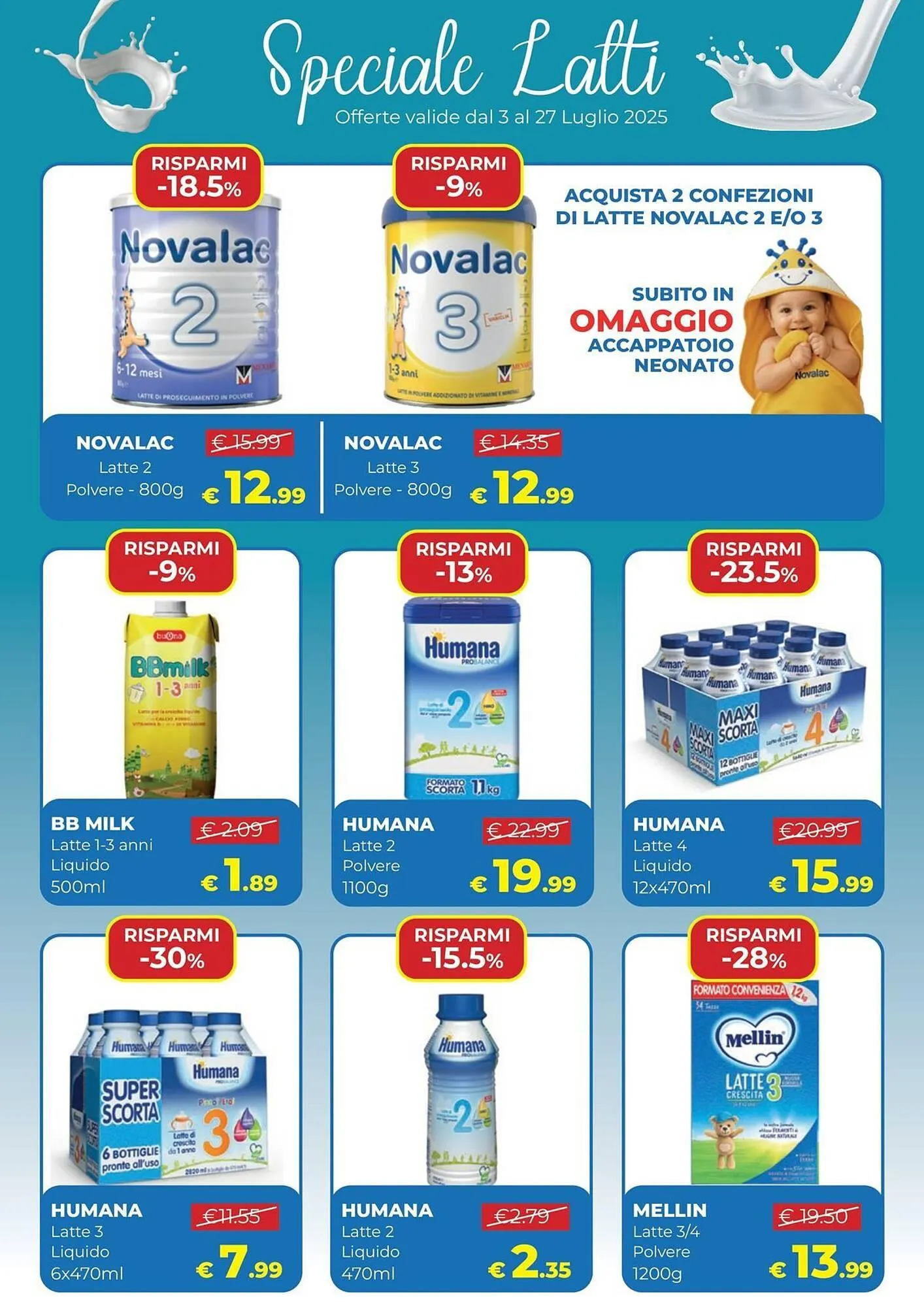 Volantino Ideal Bimbo da 3 luglio a 27 luglio di 2025 - Pagina del volantino 10