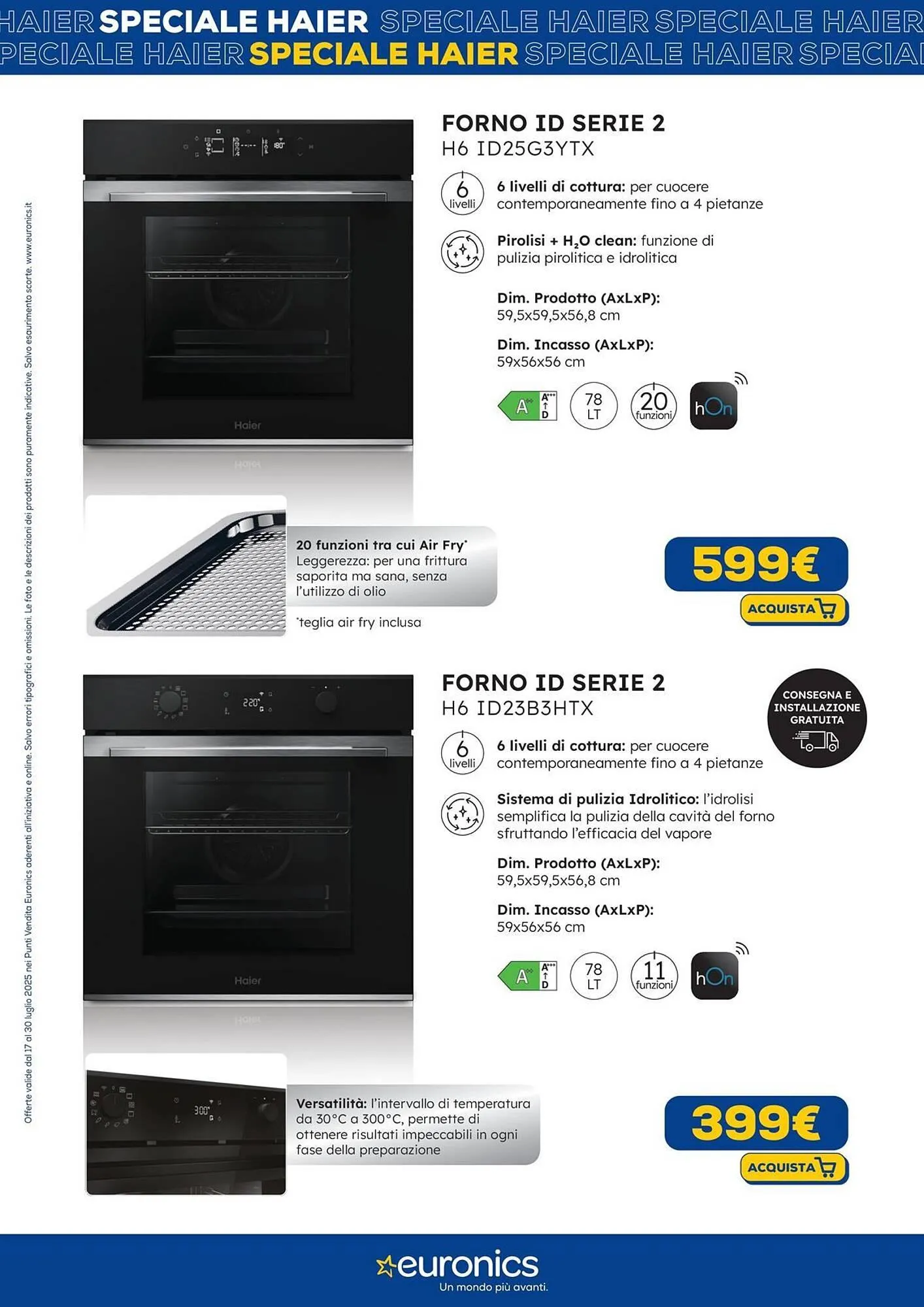Volantino Euronics da 17 luglio a 30 luglio di 2025 - Pagina del volantino 15