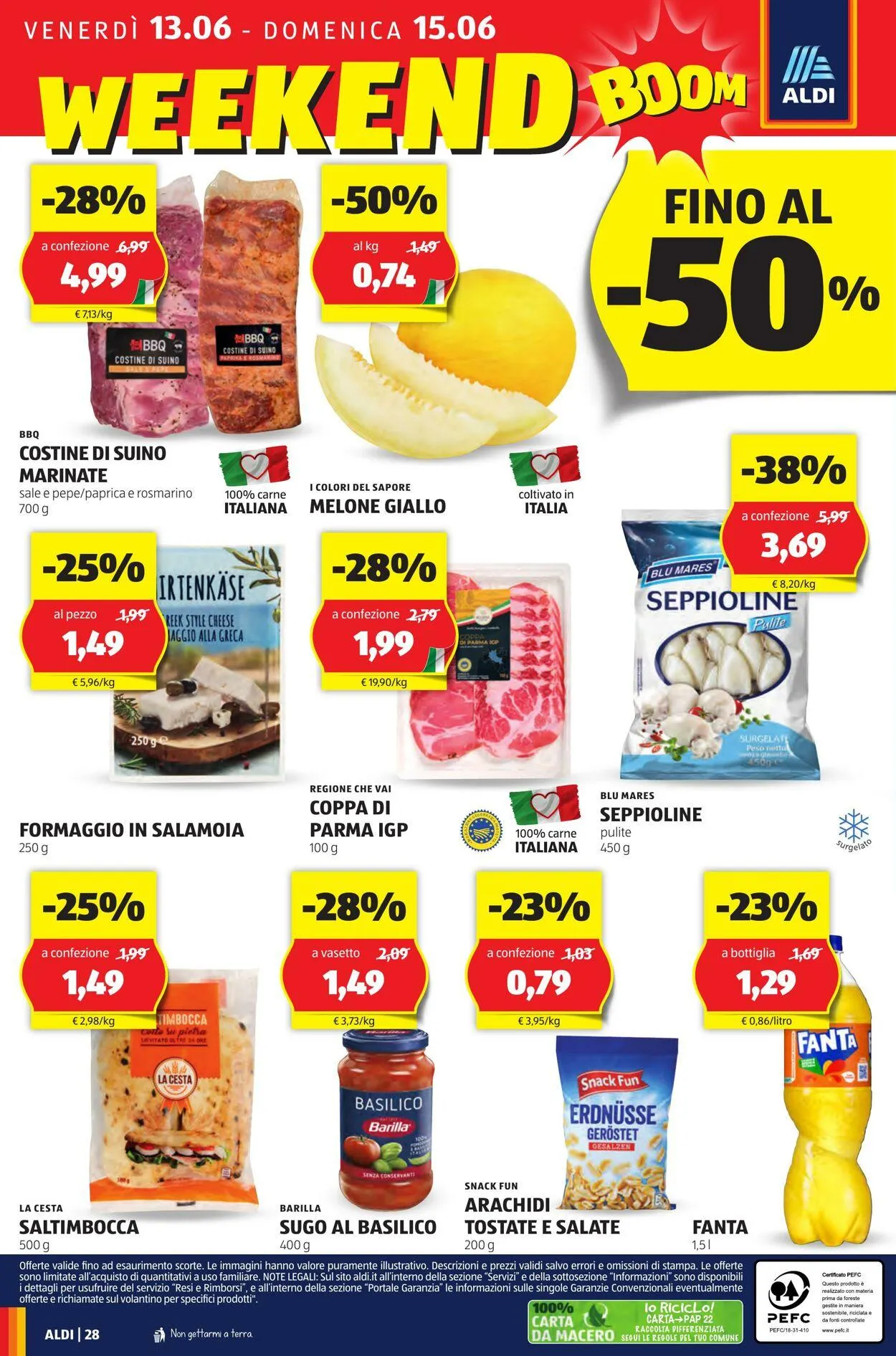 Aldi Volantino attuale da 9 giugno a 15 giugno di 2025 - Pagina del volantino 28