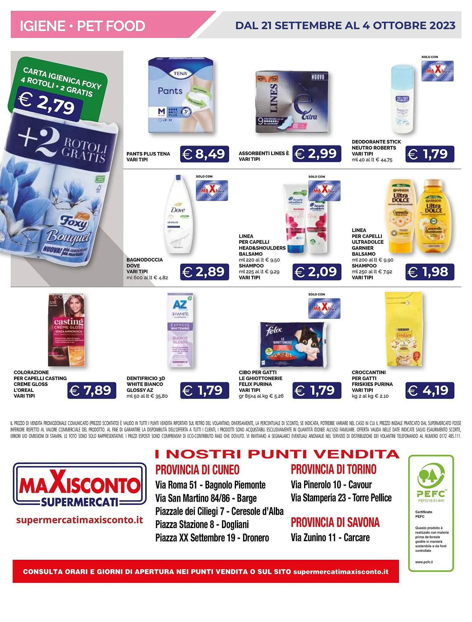 Volantino Maxisconto da 21 settembre a 4 ottobre di 2023 - Pagina del volantino 12