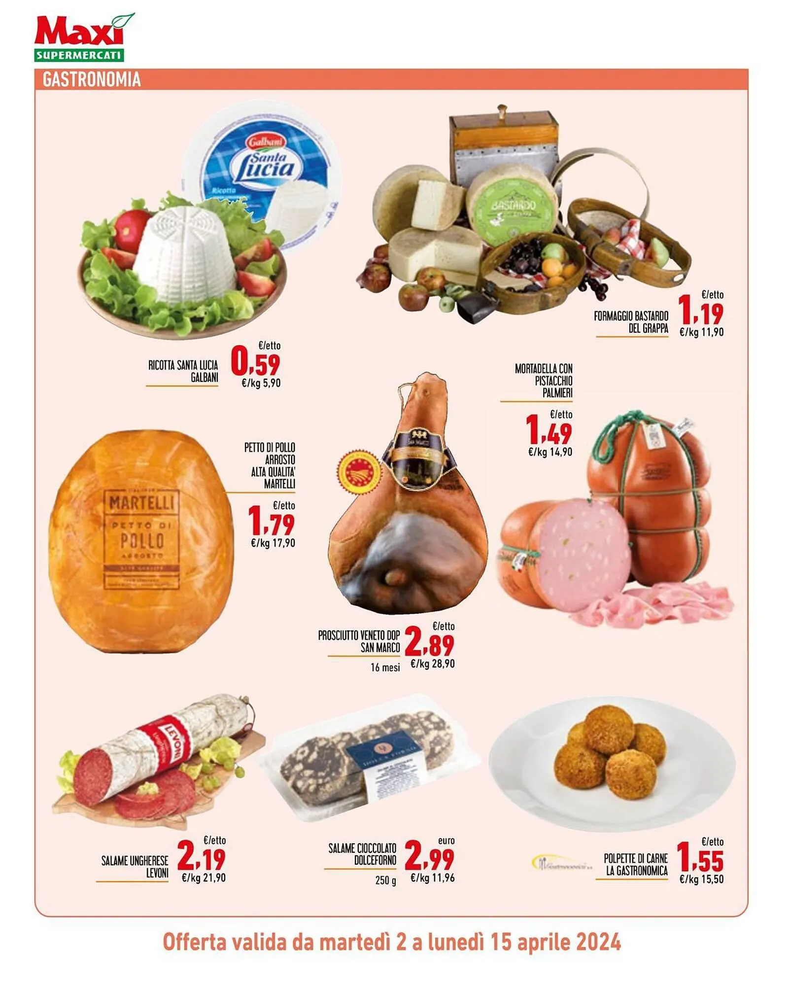 Volantino Maxi Supermercati da 2 aprile a 15 aprile di 2024 - Pagina del volantino 8