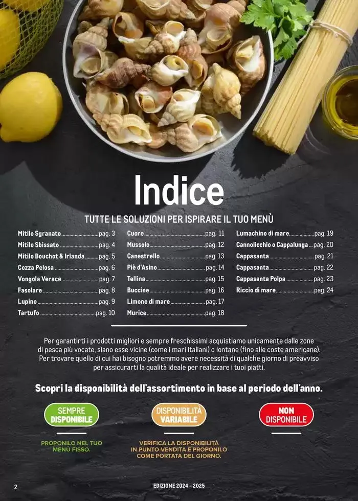 Catalogo Frutti di mare da 2 gennaio a 31 luglio di 2025 - Pagina del volantino 2