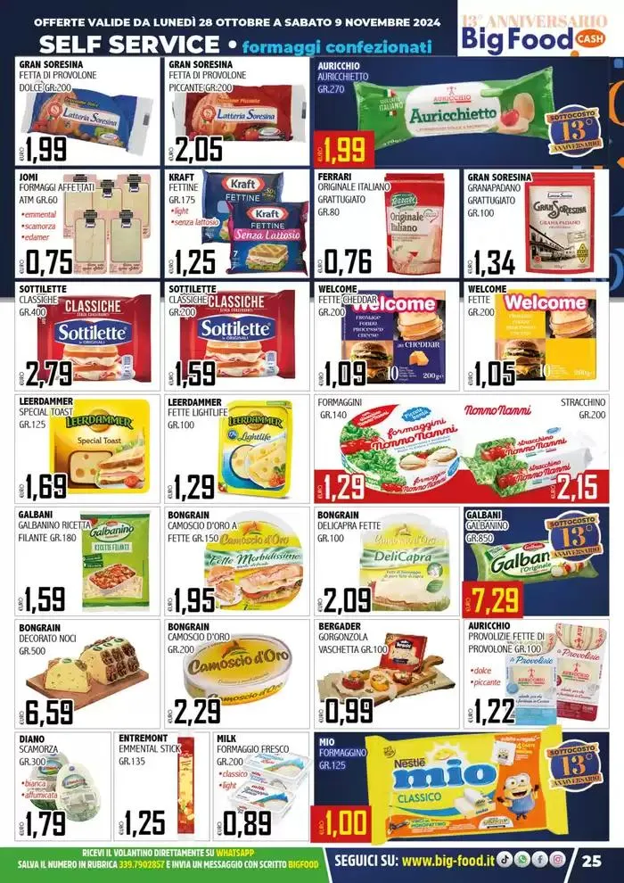 Festeggiamo il nostro 13 anniversario da 28 ottobre a 9 novembre di 2024 - Pagina del volantino 25