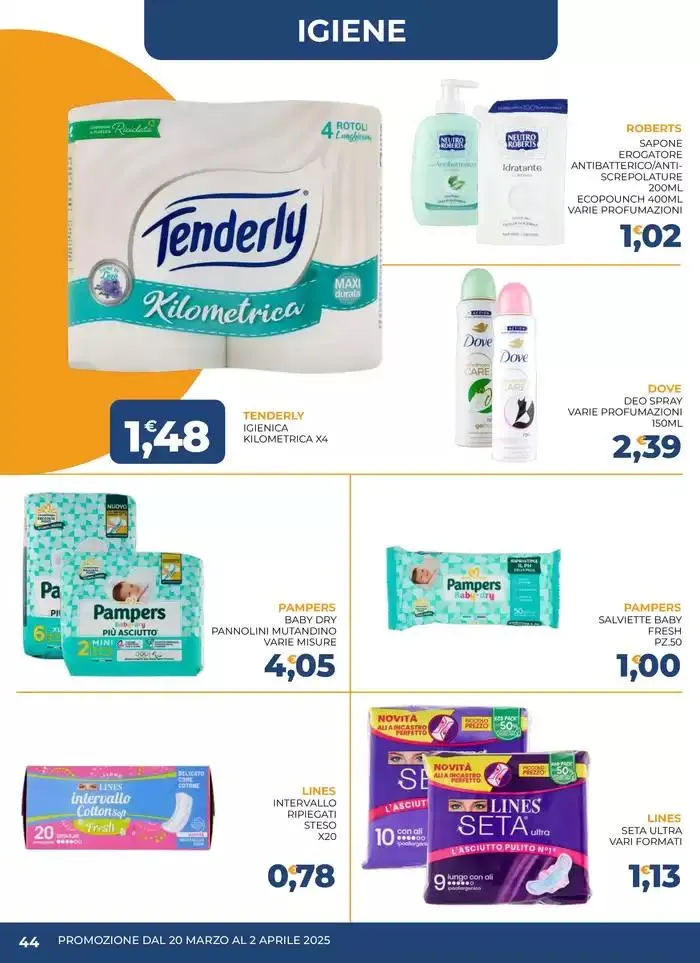 DAL 20 MARZO AL 2 APRILE 2025 da 20 marzo a 2 aprile di 2025 - Pagina del volantino 44