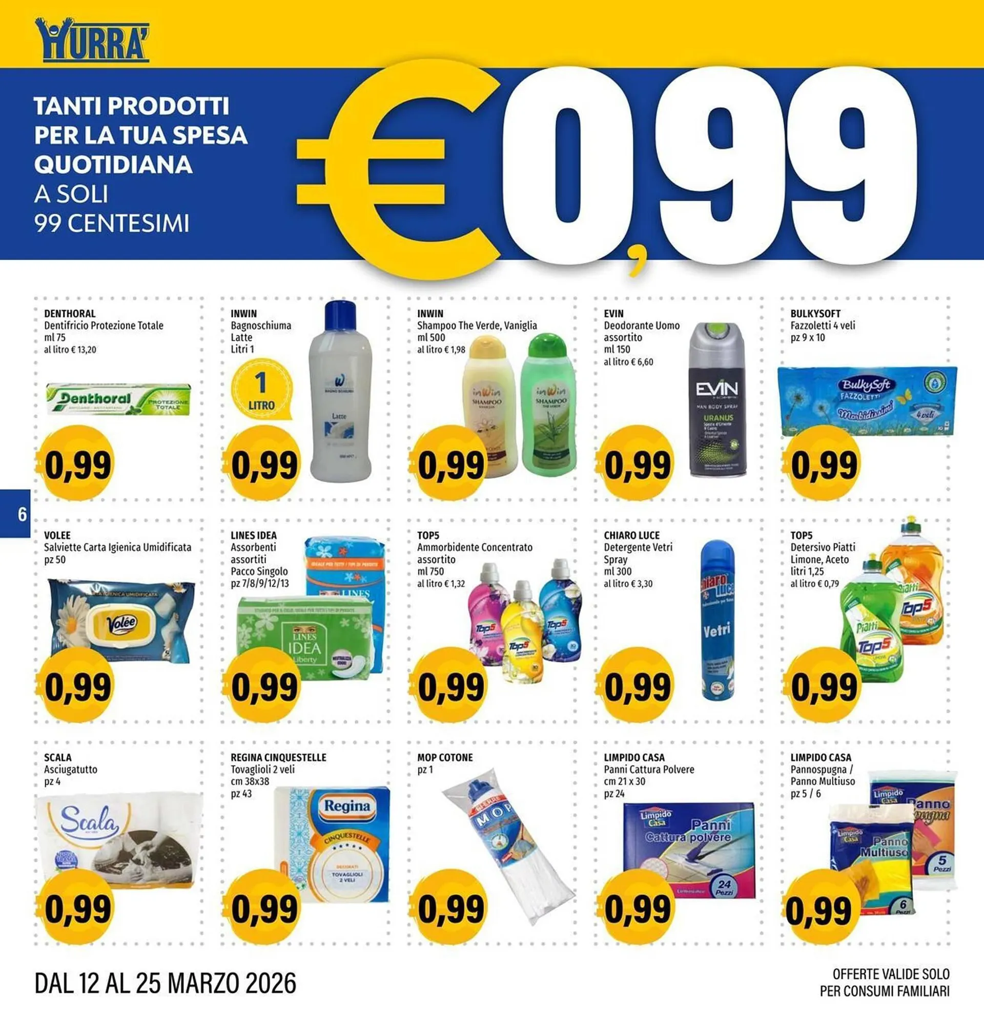 Volantino Hurrà da 12 marzo a 25 marzo di 2026 - Pagina del volantino 6