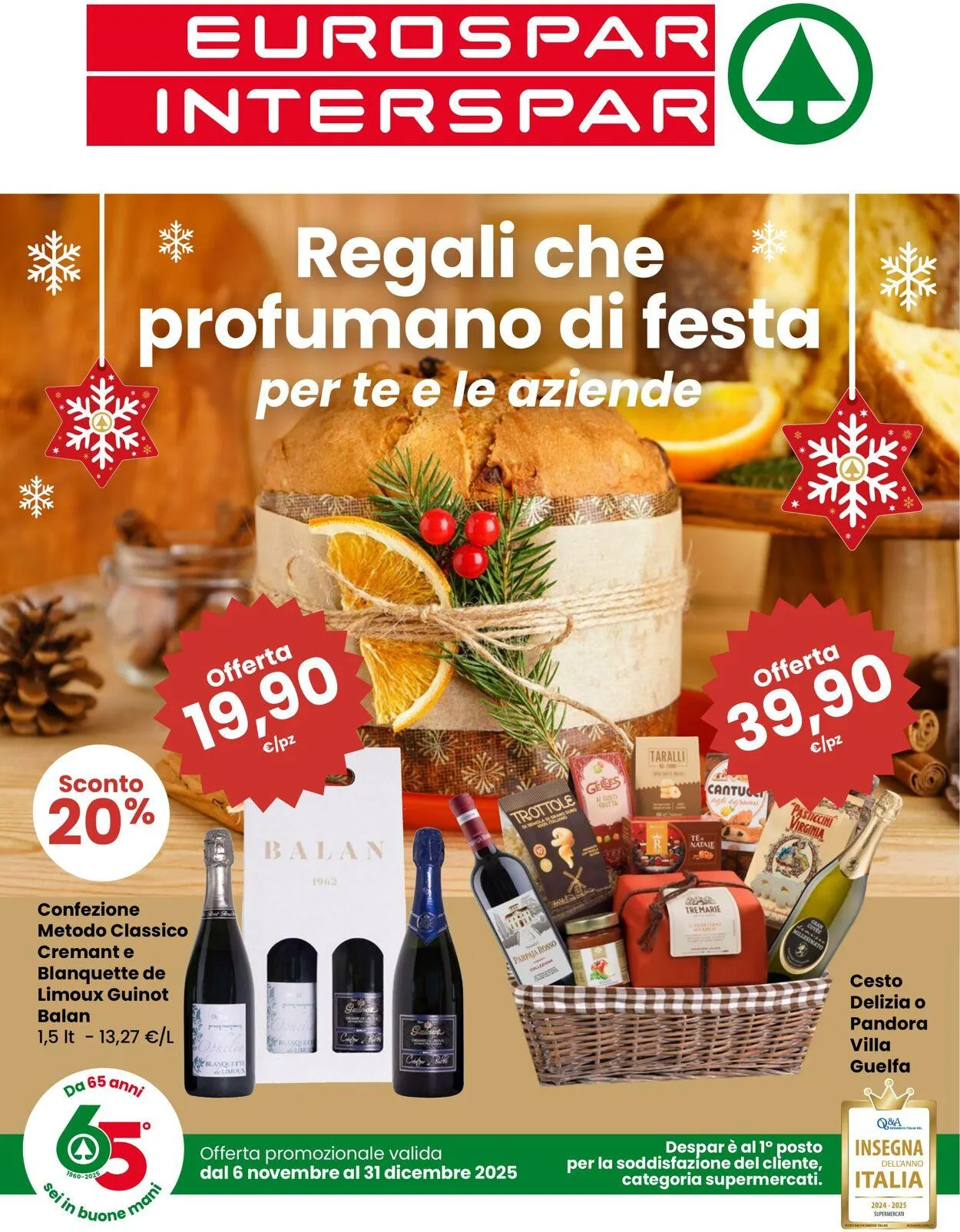 Eurospar Volantino attuale da 6 novembre a 31 dicembre di 2025 - Pagina del volantino 1