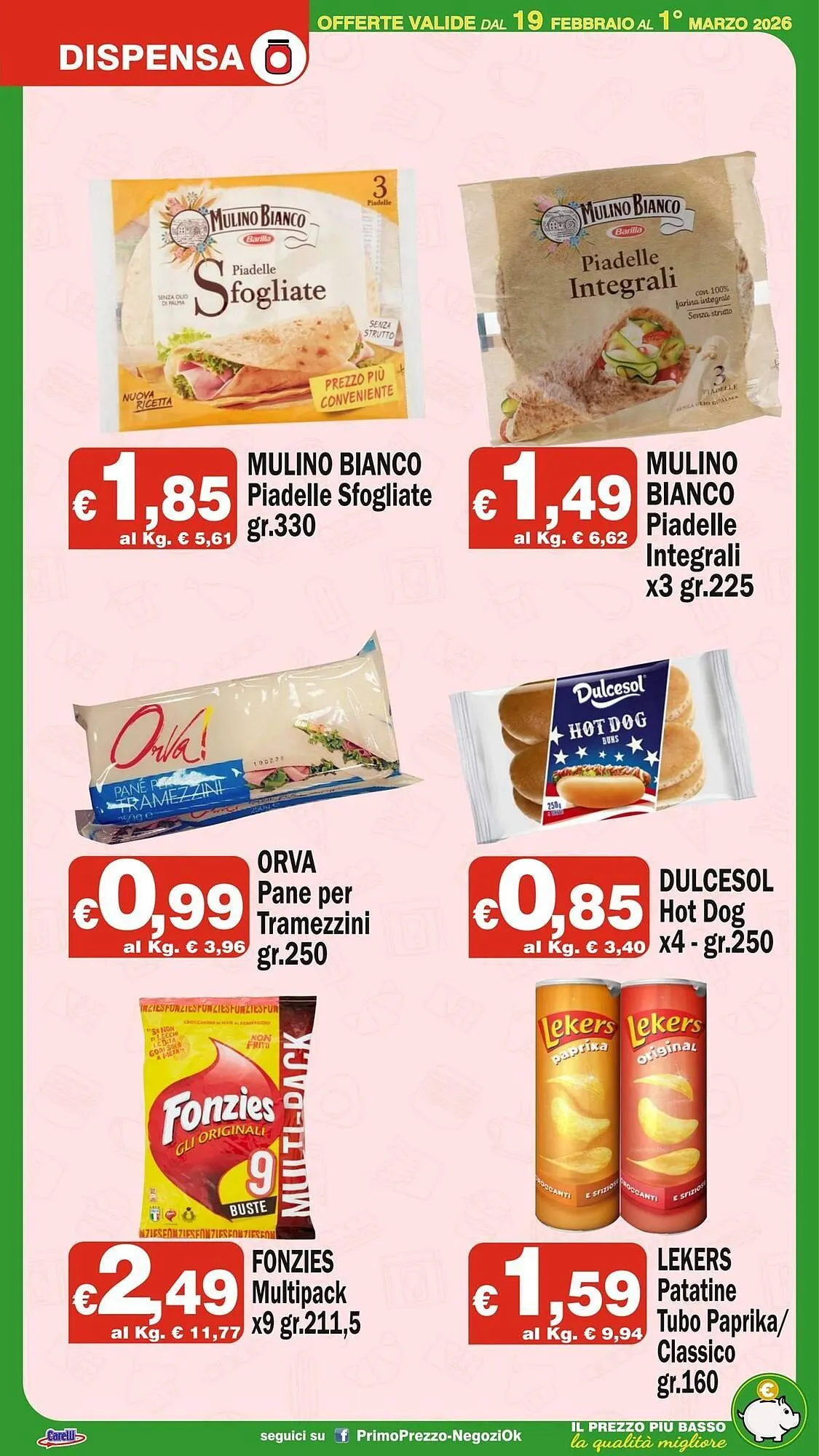 Volantino Primo Prezzo da 19 febbraio a 1 marzo di 2026 - Pagina del volantino 14