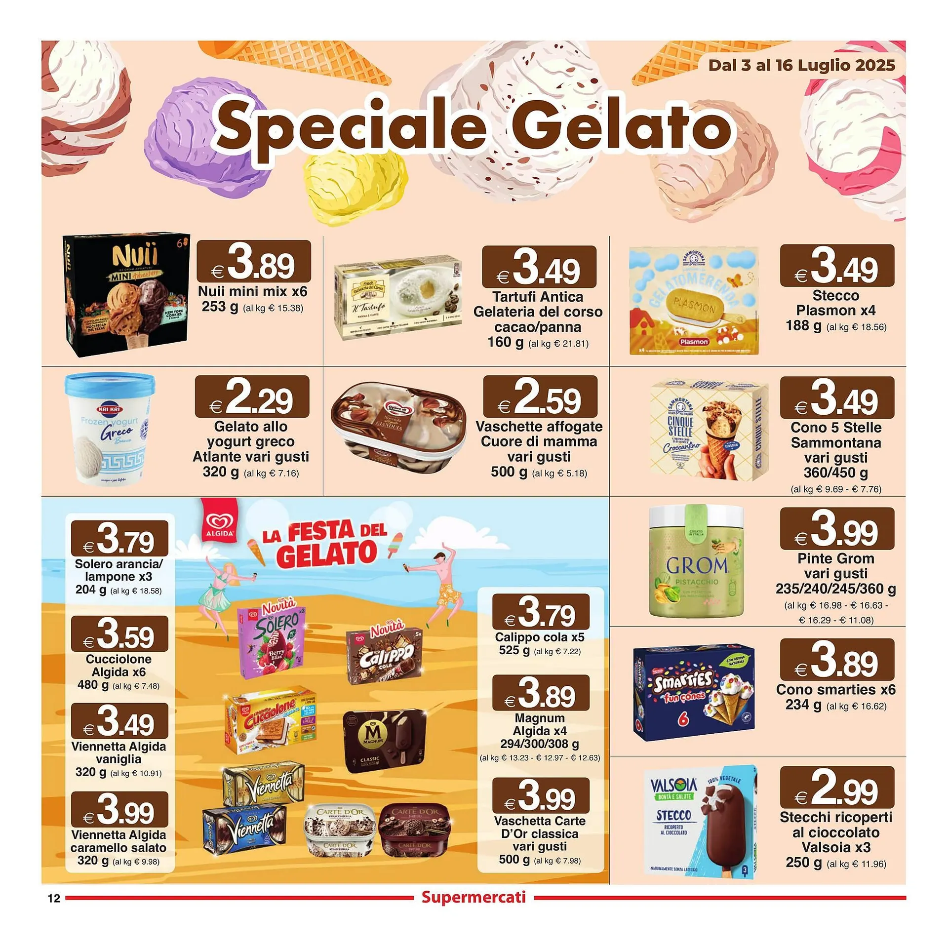 Volantino Sì con te da 3 luglio a 16 luglio di 2025 - Pagina del volantino 12