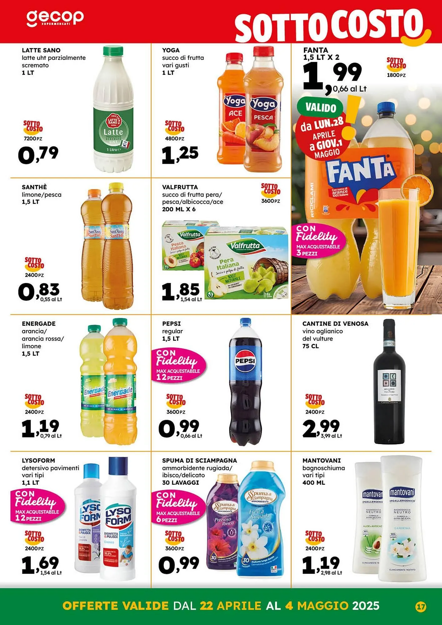 Volantino Gecop da 22 aprile a 4 maggio di 2025 - Pagina del volantino 17