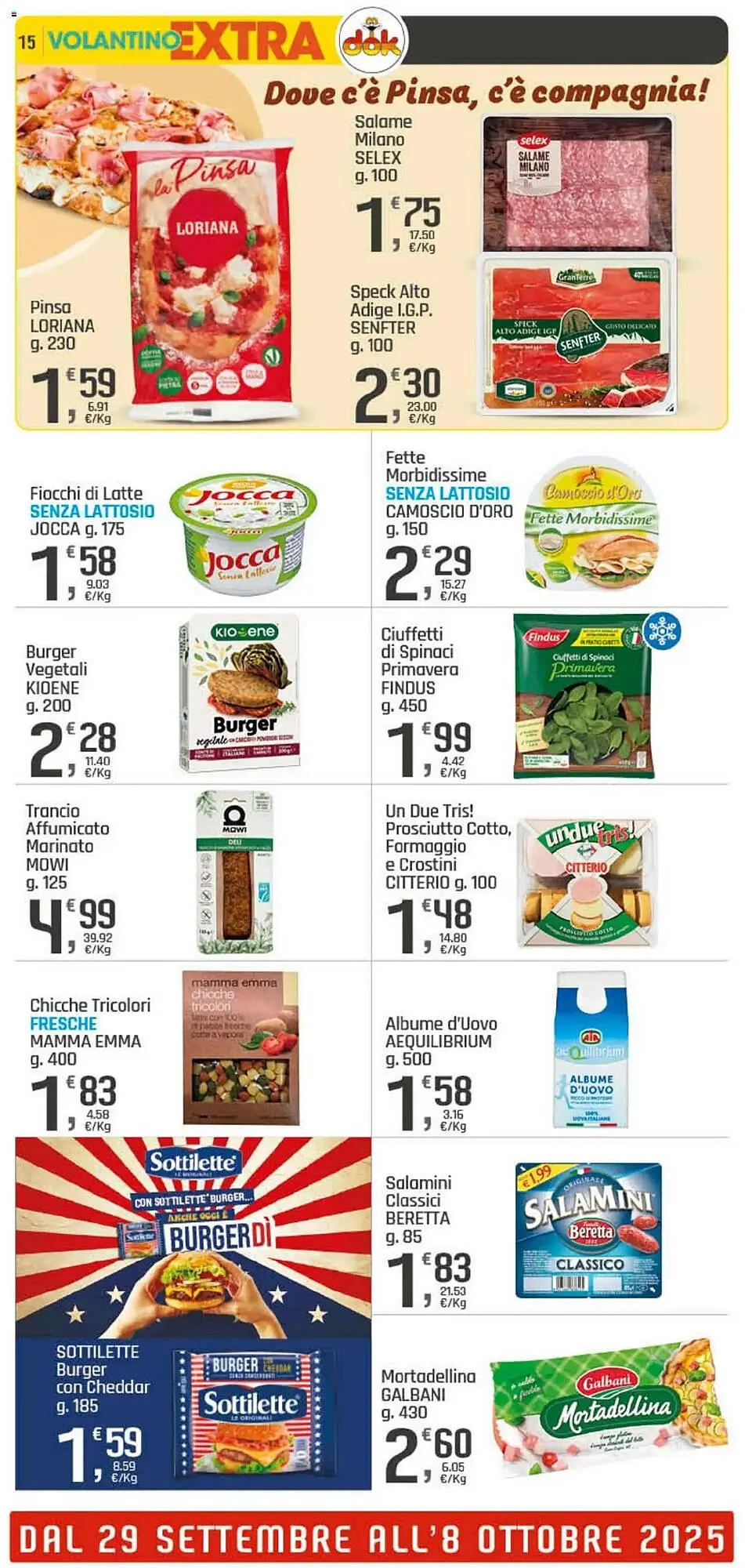 Volantino Supermercati Dok da 25 settembre a 8 ottobre di 2025 - Pagina del volantino 15