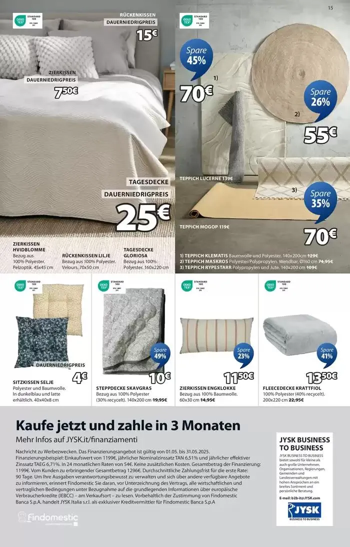 Ein großartiges Angebot für deinen Garten da 8 maggio a 4 giugno di 2025 - Pagina del volantino 15