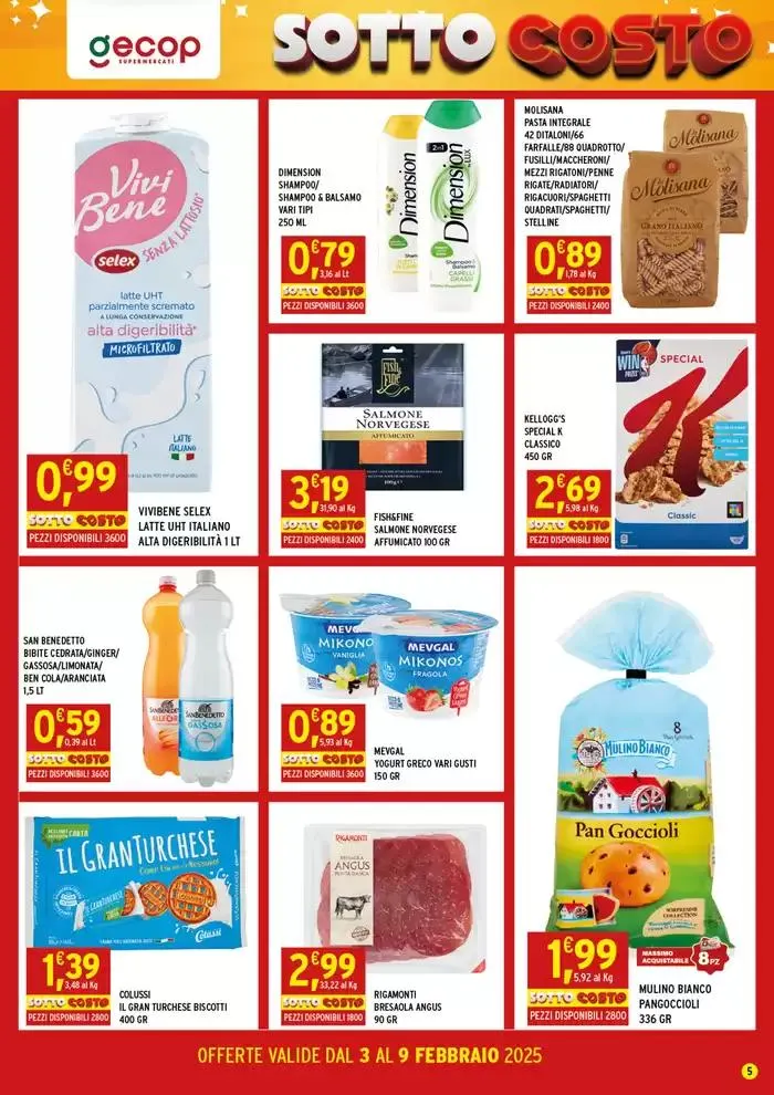 Sottocosto da 3 febbraio a 9 febbraio di 2025 - Pagina del volantino 5