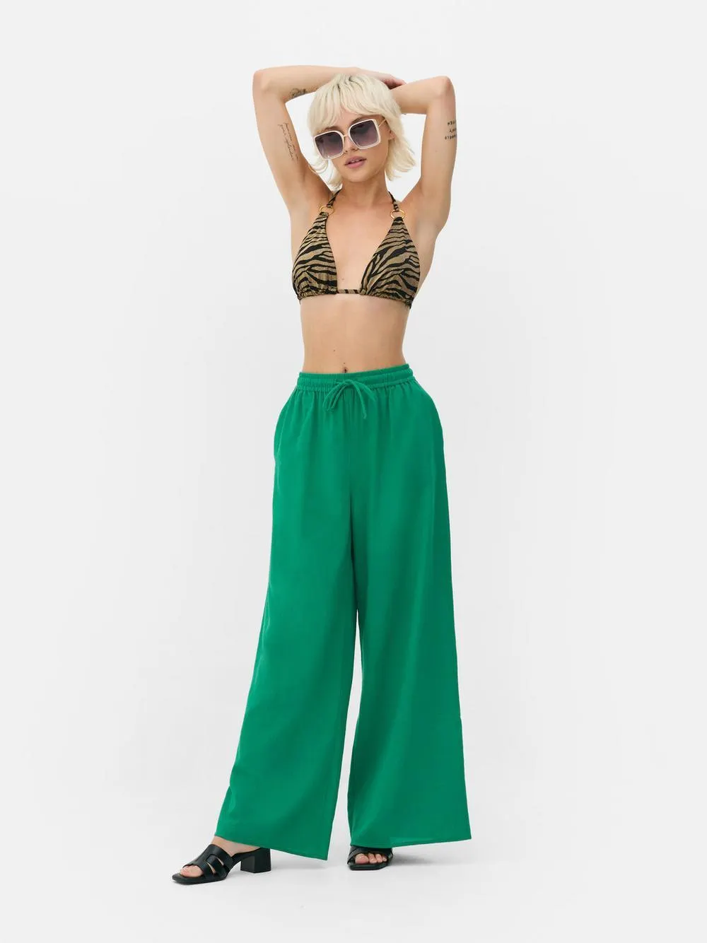 Pantaloni da spiaggia con coulisse