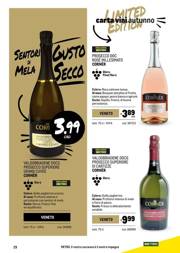 Carta vini autunno da 26 settembre a 23 ottobre di 2024 - Pagina del volantino 29
