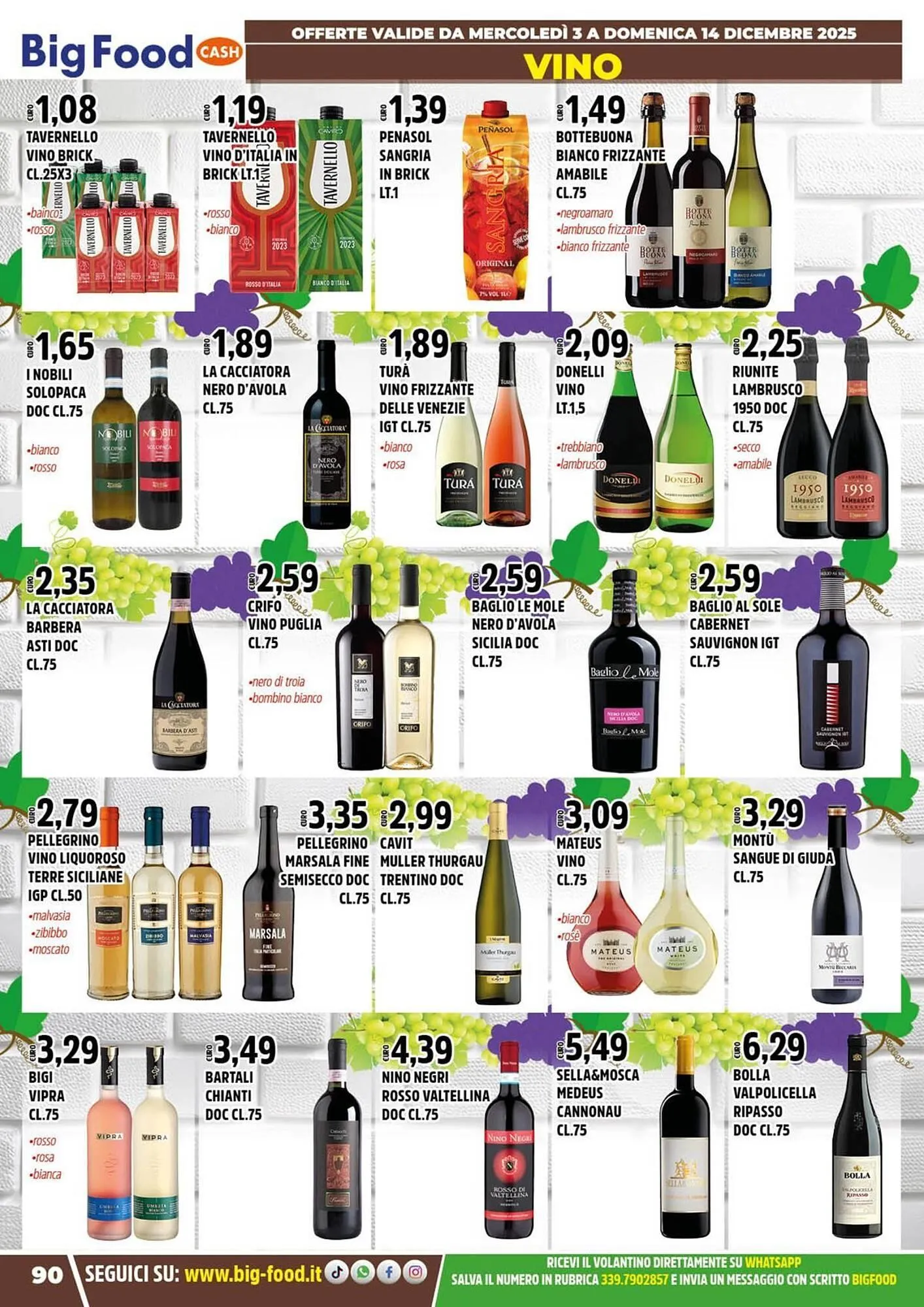 Volantino Big Food da 3 dicembre a 14 dicembre di 2025 - Pagina del volantino 89