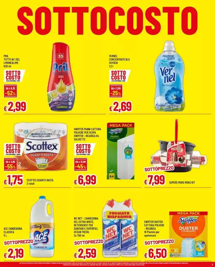SOTTOCOSTO da 28 marzo a 5 aprile di 2025 - Pagina del volantino 5