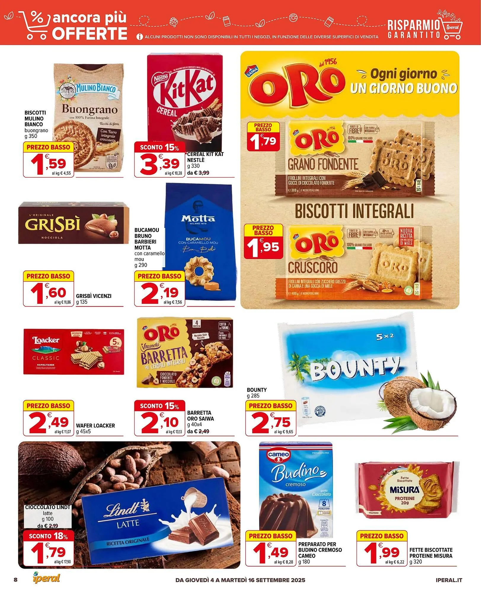 volantino Iperal da 4 settembre a 16 settembre di 2025 - Pagina del volantino 8