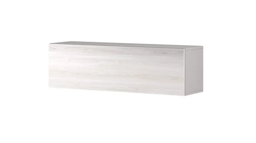 Gilda pensile 1 anta a ribalta frassino ghiaccio L120 cm