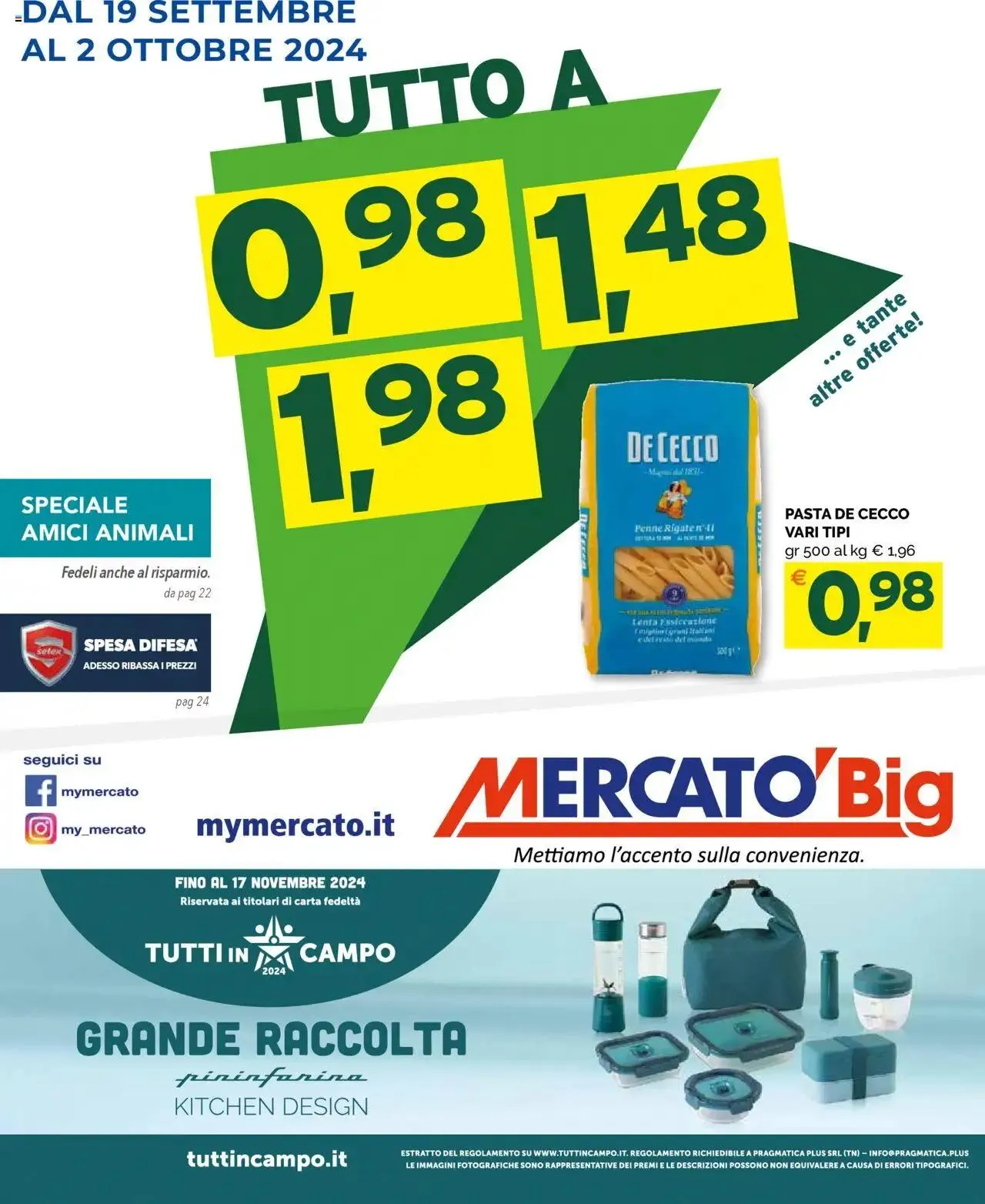 Volantino Mercatò Big da 19 settembre a 2 ottobre di 2024 - Pagina del volantino 1