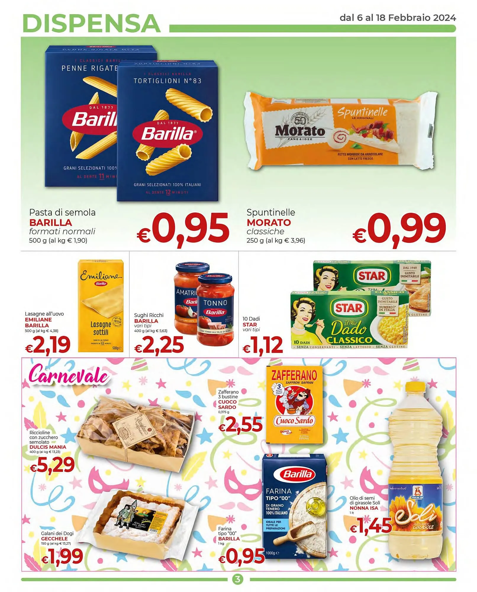 Volantino Supermercati Nonna Isa da 6 febbraio a 18 febbraio di 2024 - Pagina del volantino 3