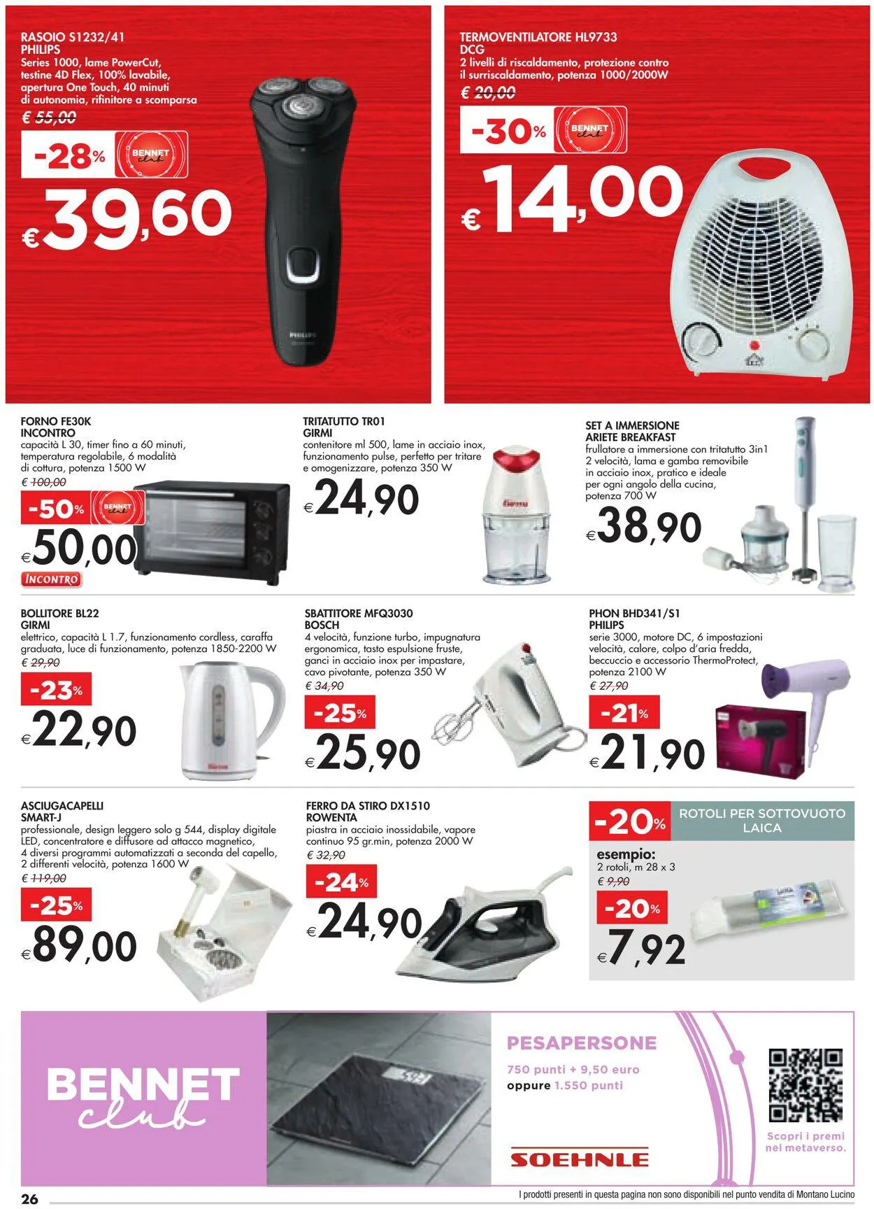 bennet Volantino attuale da 15 febbraio a 28 febbraio di 2024 - Pagina del volantino 26