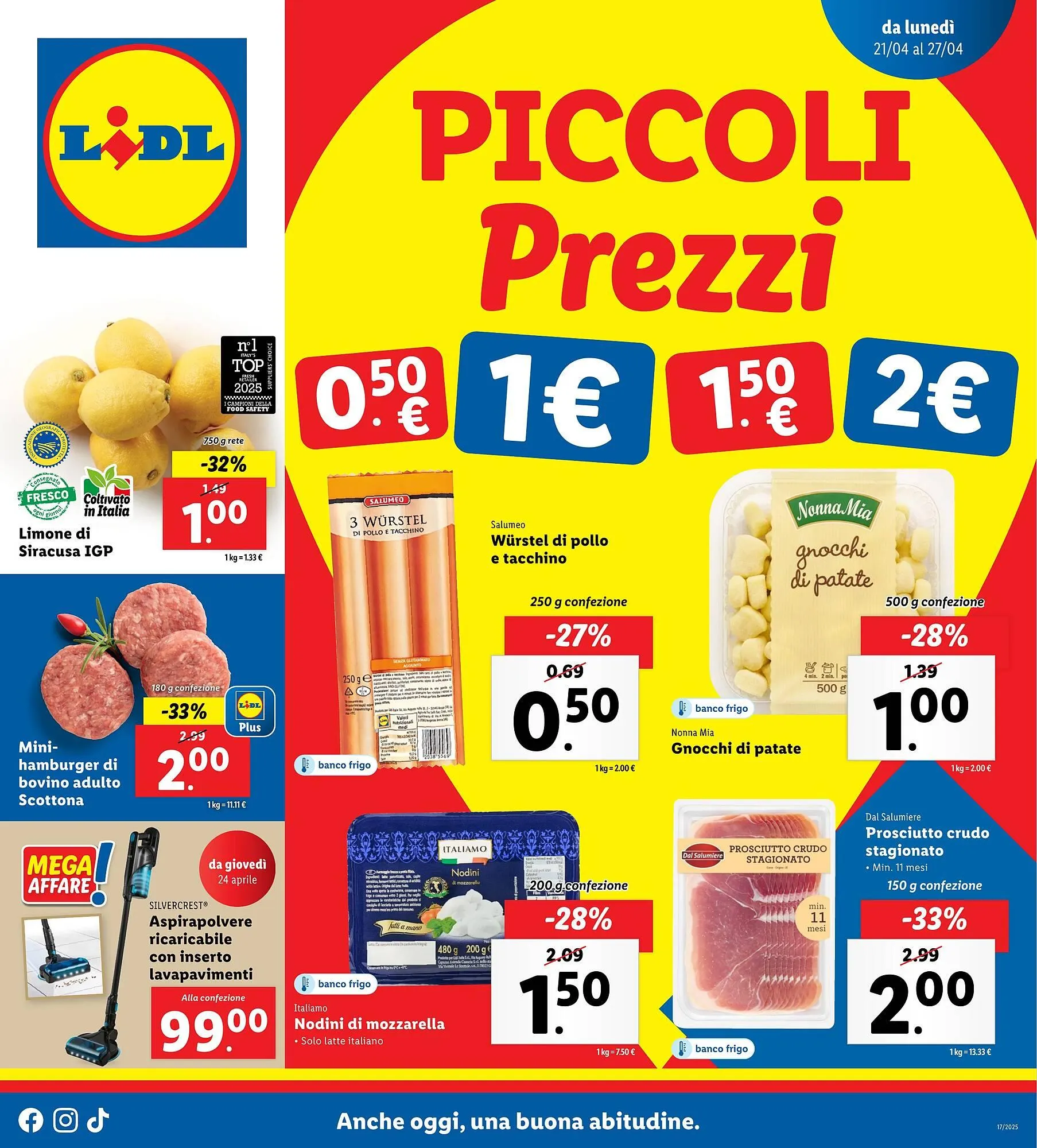 Volantino Lidl da 21 aprile a 27 aprile di 2025 - Pagina del volantino 1