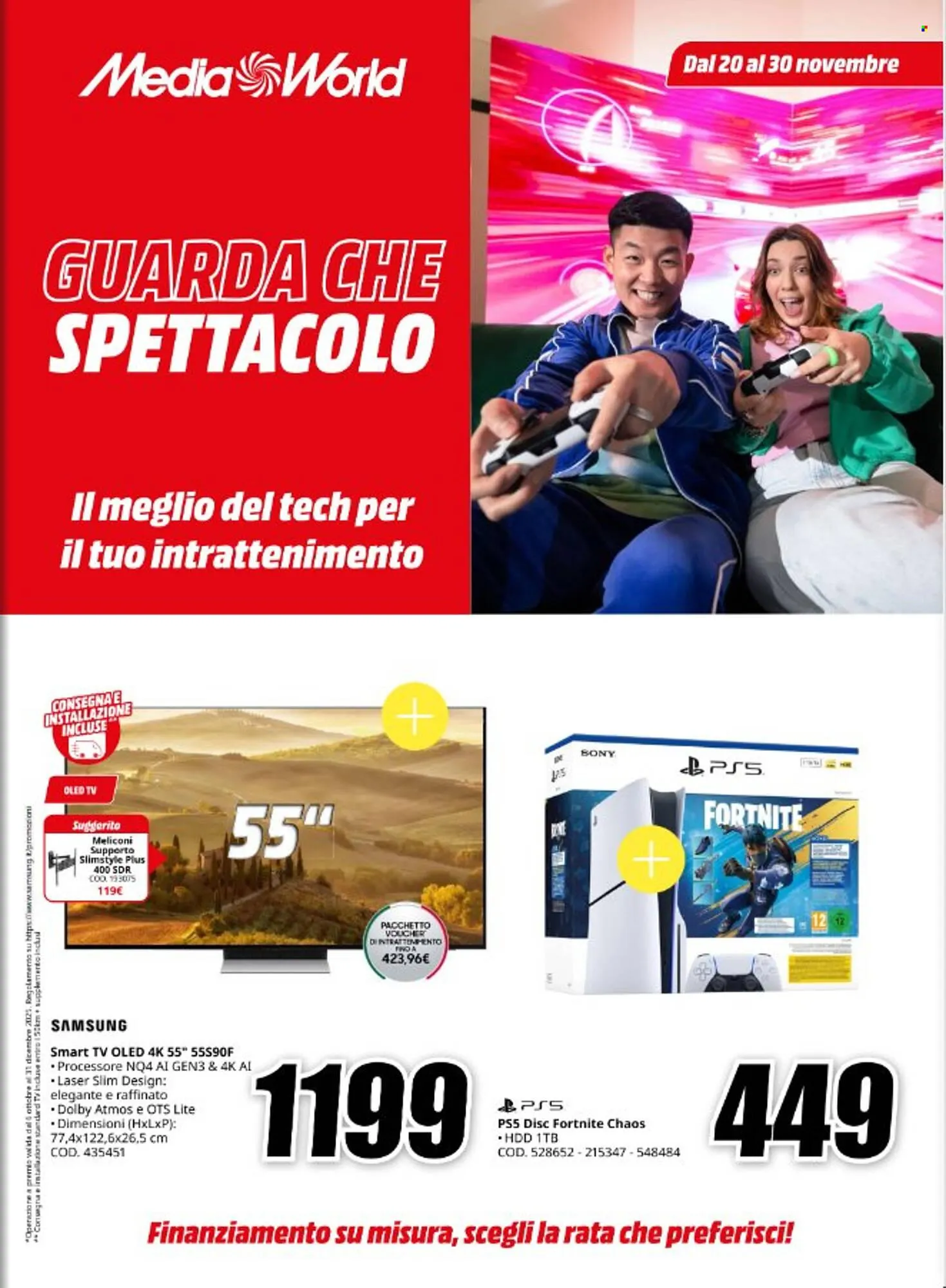 Volantino MediaWorld da 20 novembre a 30 novembre di 2025 - Pagina del volantino 1