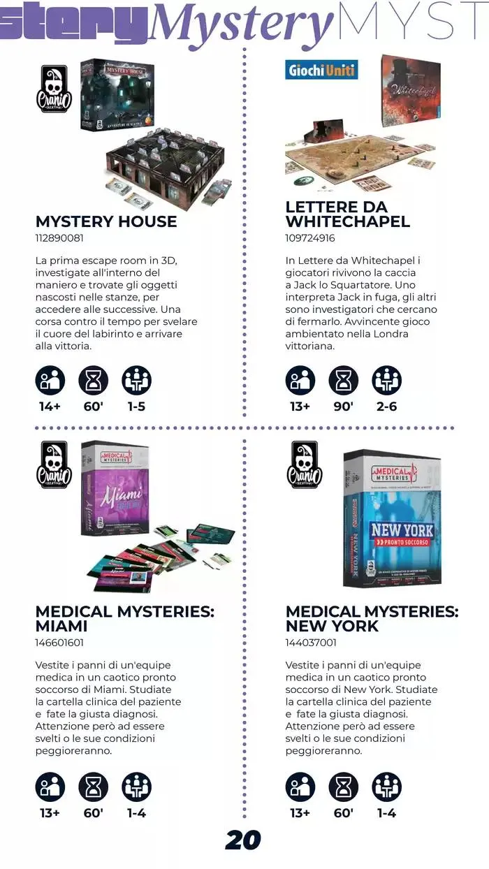 Catalogo Giochi di Società da 1 marzo a 15 marzo di 2025 - Pagina del volantino 20