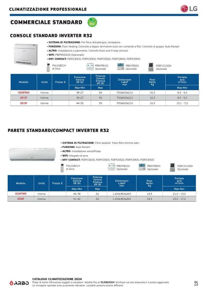 Catalogo climatizzazione 2024 da 17 maggio a 31 dicembre di 2024 - Pagina del volantino 25