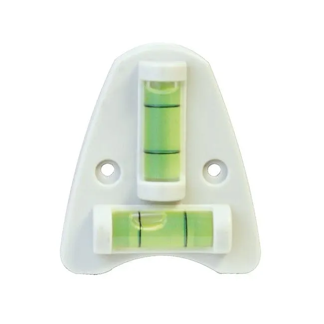 Livella manuale magnetica piatto 6 cm 2 fiale