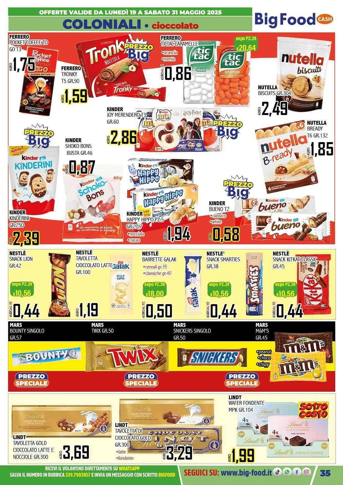 Volantino Big Food da 19 maggio a 31 maggio di 2025 - Pagina del volantino 35