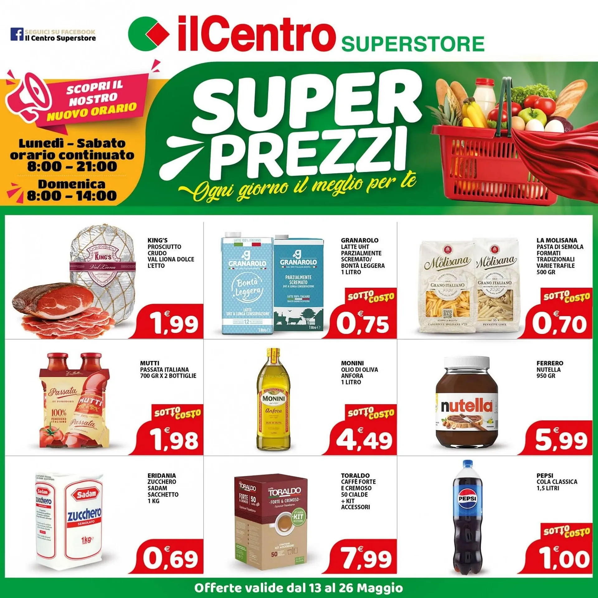 Volantino Il Centro Superstore da 13 maggio a 26 maggio di 2026 - Pagina del volantino 1