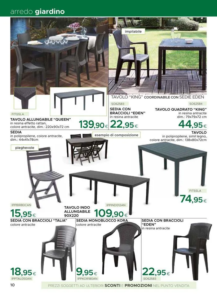 Catalogo giardino 2024 da 19 giugno a 31 agosto di 2024 - Pagina del volantino 10