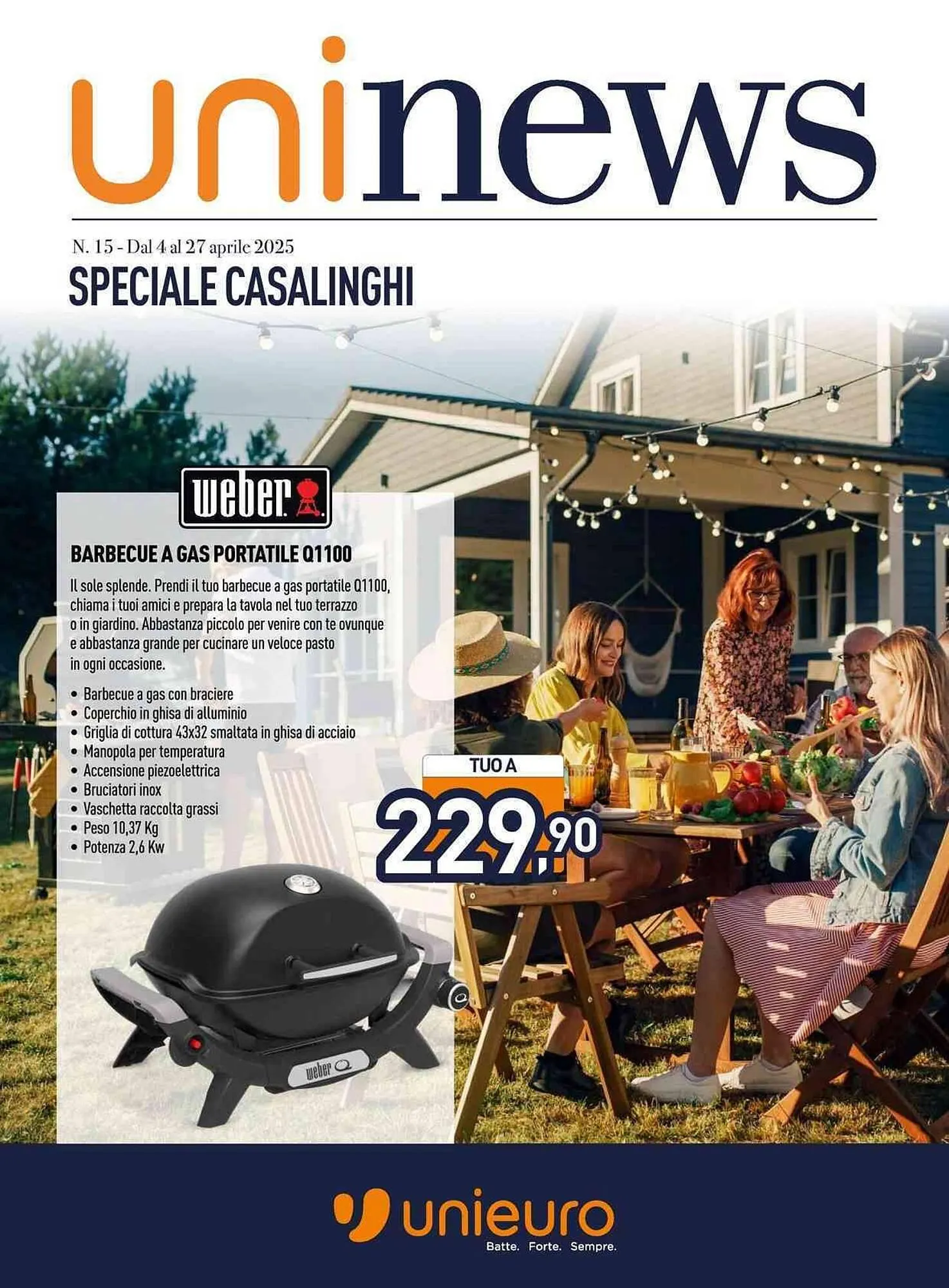 Volantino Unieuro da 4 aprile a 27 aprile di 2025 - Pagina del volantino 1