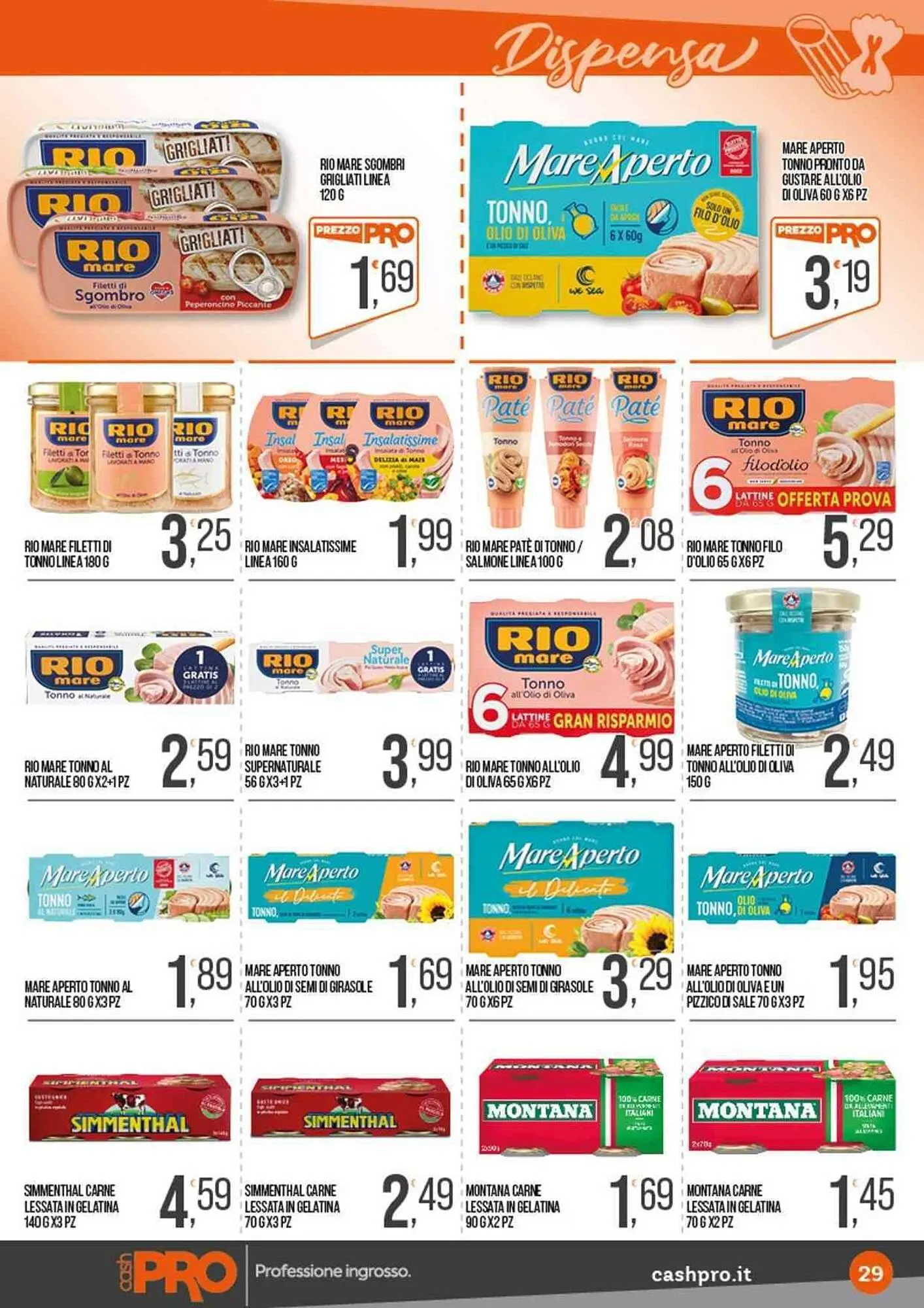 Volantino Cash pro da 26 maggio a 8 giugno di 2025 - Pagina del volantino 29