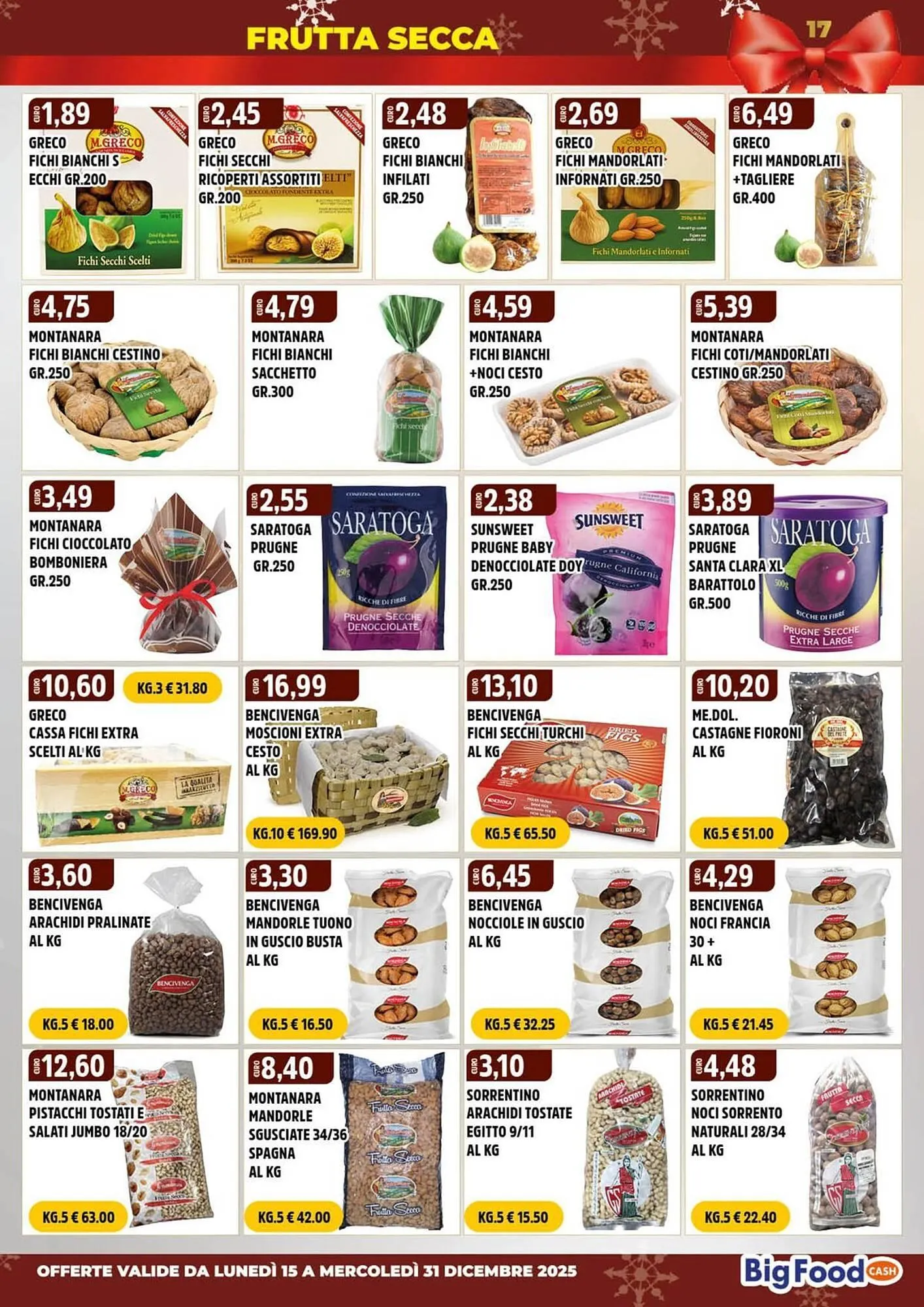 Volantino Big Food da 15 dicembre a 31 dicembre di 2025 - Pagina del volantino 17