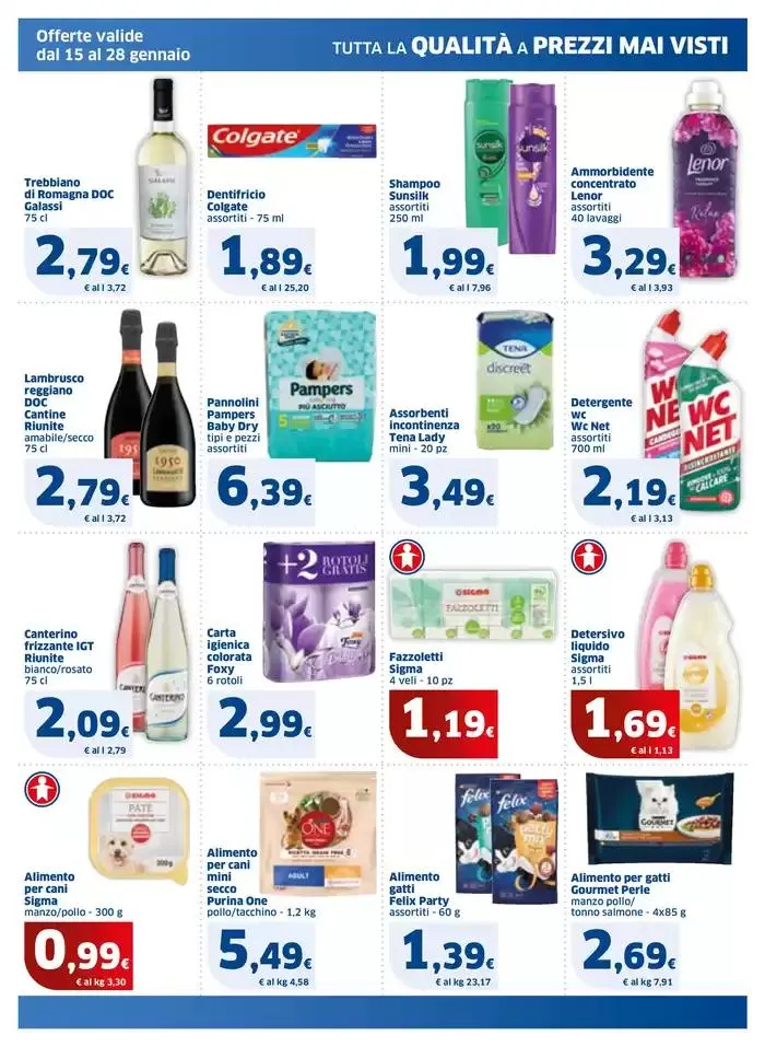 La spesa vola! 50% di sconto da 15 gennaio a 28 gennaio di 2025 - Pagina del volantino 15