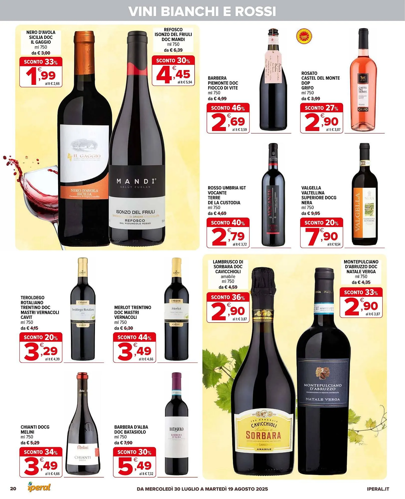 Volantino Iperal da 30 luglio a 19 agosto di 2025 - Pagina del volantino 20