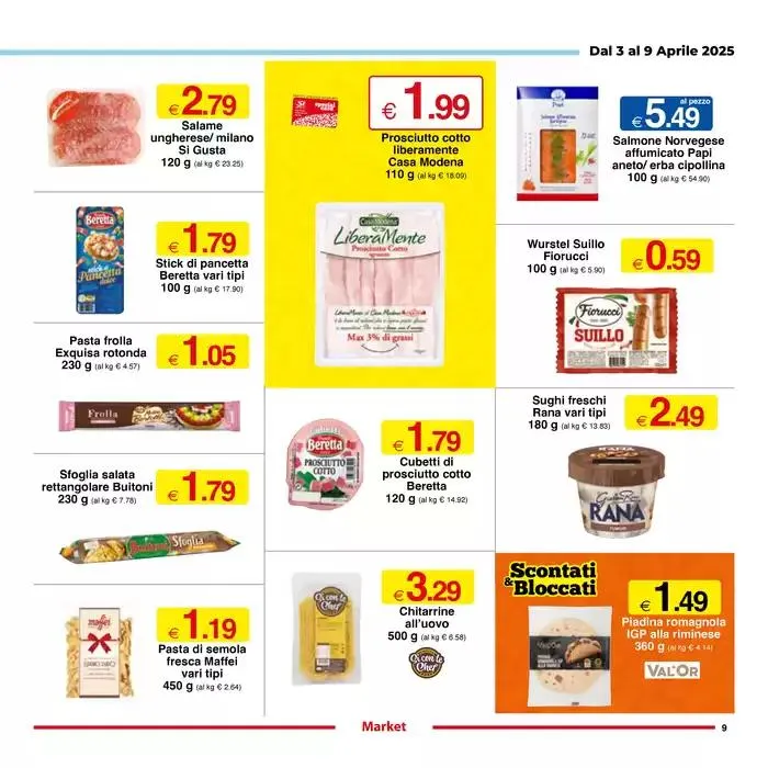 Sotto Prezzo da 3 aprile a 9 aprile di 2025 - Pagina del volantino 9