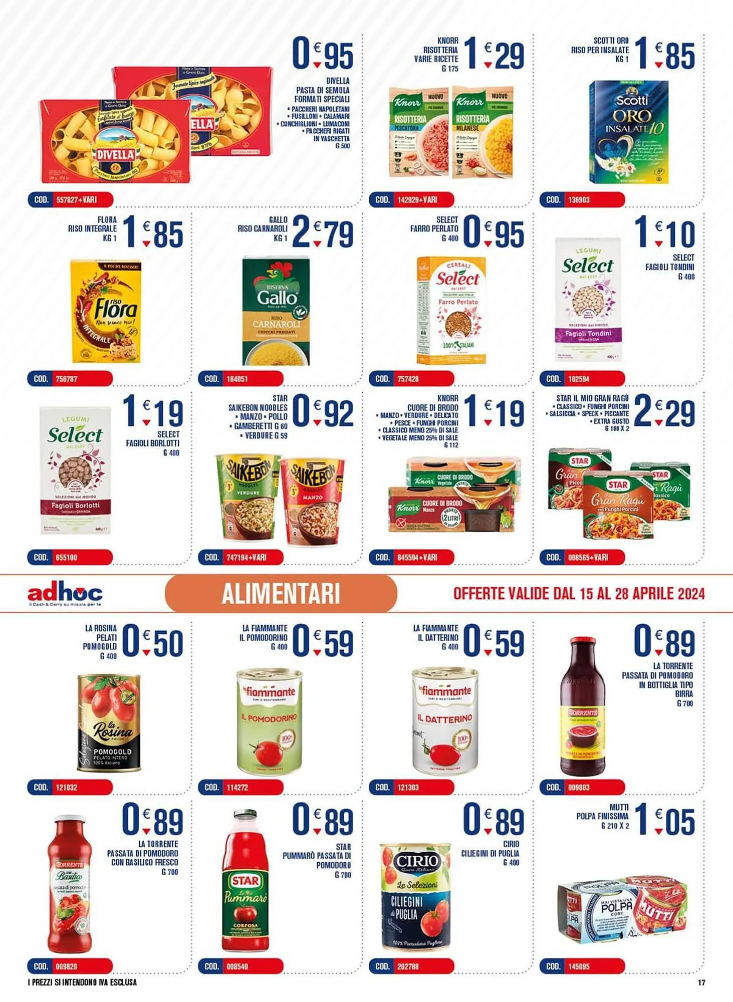 Volantino Adhoc da 15 aprile a 28 aprile di 2024 - Pagina del volantino 17
