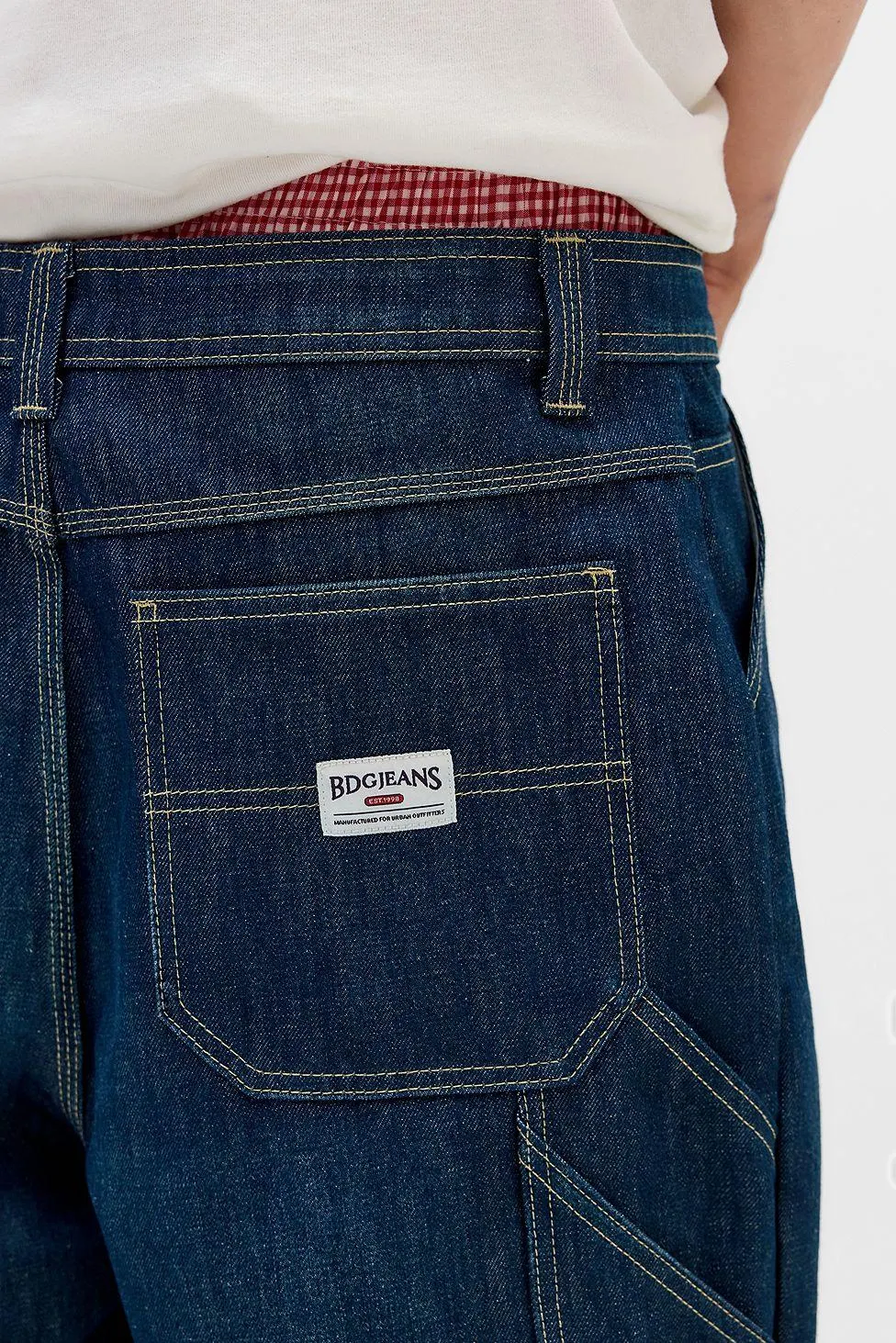 BDG Oversized Greencast Carpenter Shorts