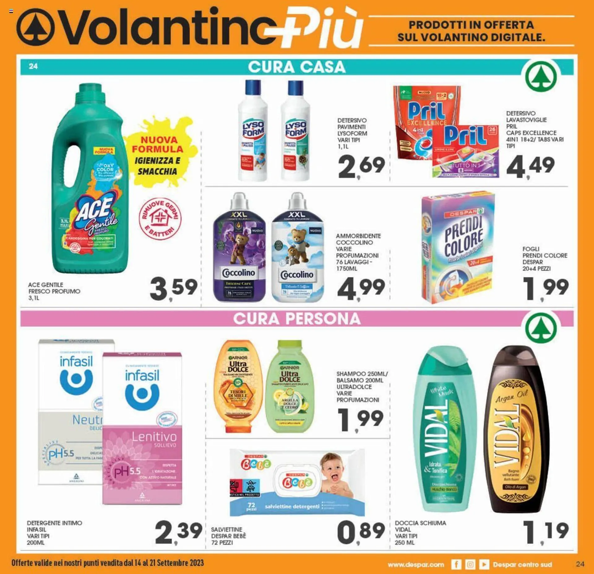 Volantino Eurospar da 14 settembre a 21 settembre di 2023 - Pagina del volantino 24