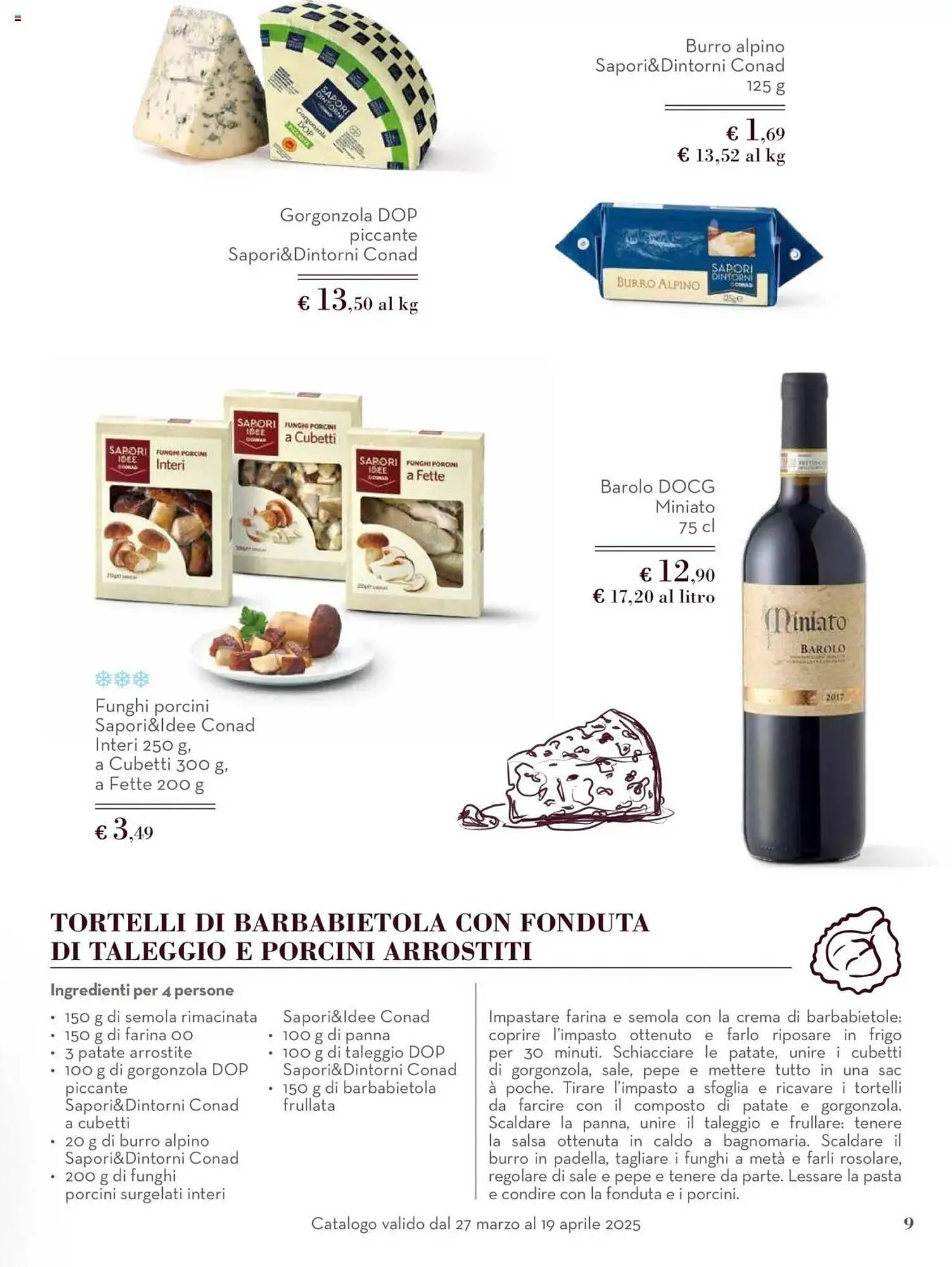 Volantino Conad da 27 marzo a 19 aprile di 2025 - Pagina del volantino 9